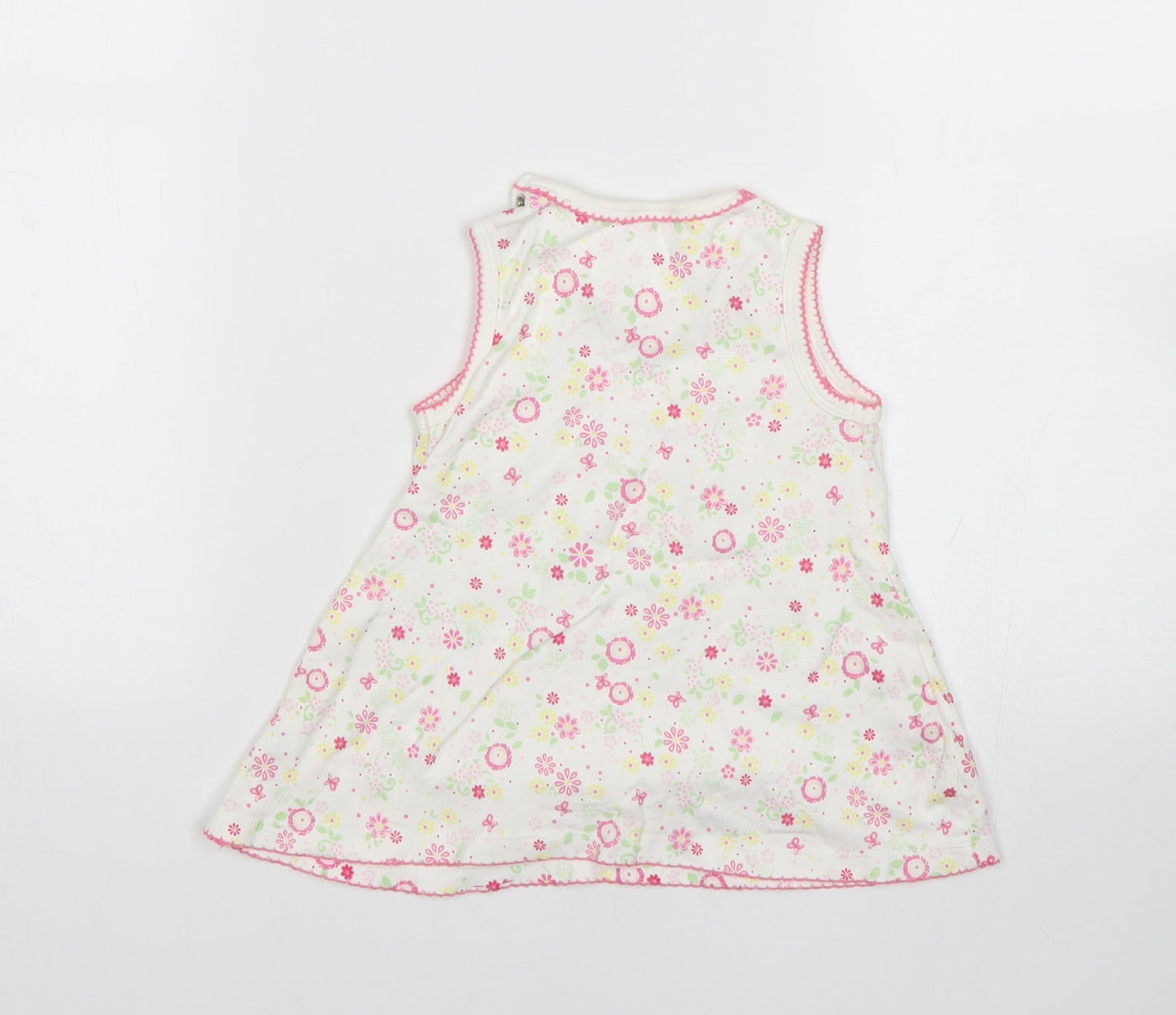 Miniclub Girls Multicoloured Floral  A-Line  Size 3-6 Months