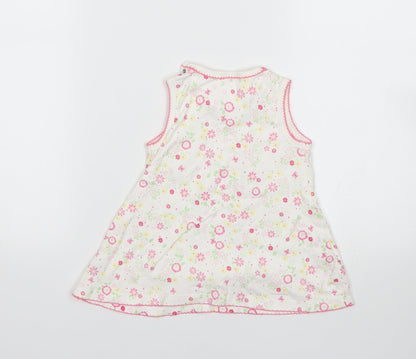 Miniclub Girls Multicoloured Floral  A-Line  Size 3-6 Months