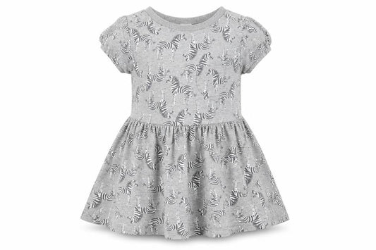 NEXT Girls Grey Animal Print  Fit & Flare  Size 18-24 Months