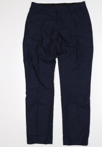 Matalan Mens Blue   Trousers  Size 32 L33 in