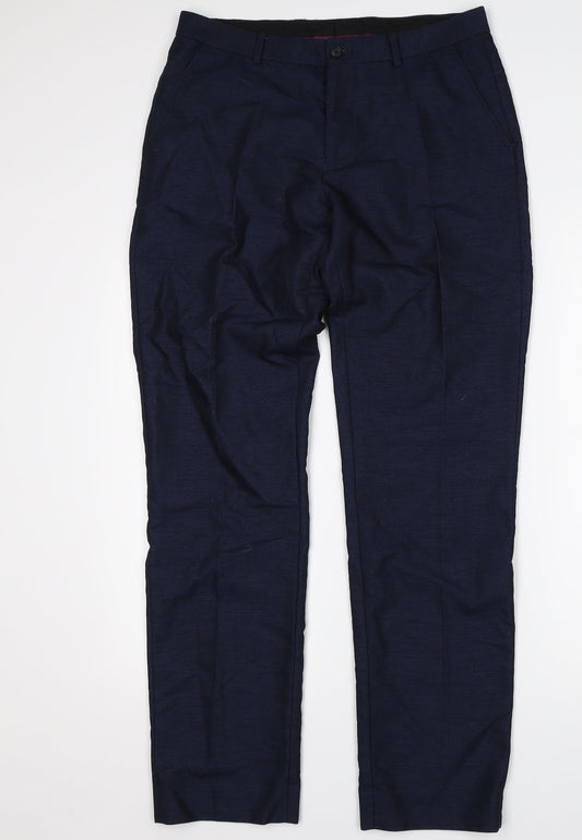 Matalan Mens Blue   Trousers  Size 32 L33 in