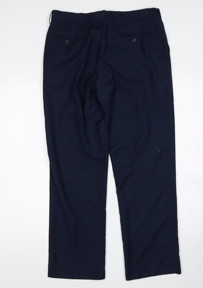 George Mens Blue   Trousers  Size 32 L29 in