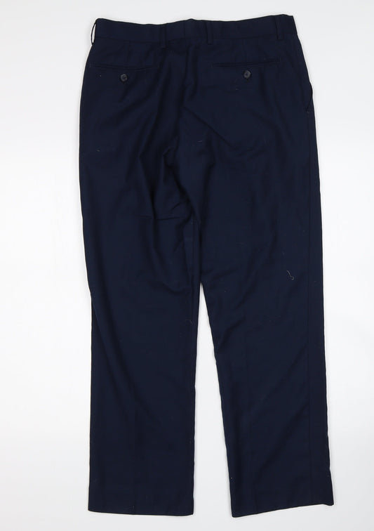 George Mens Blue   Trousers  Size 32 L29 in