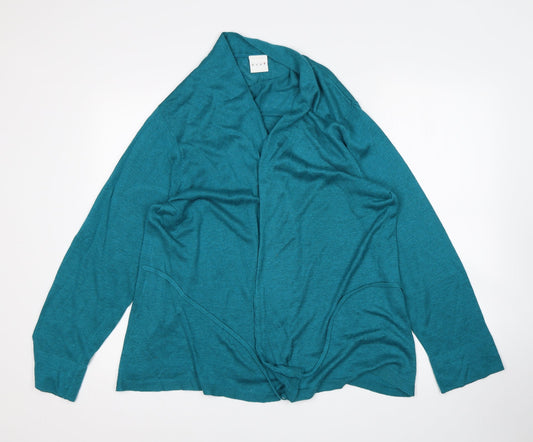 Womens UK Size S ELVI Green Cardigan Jumper