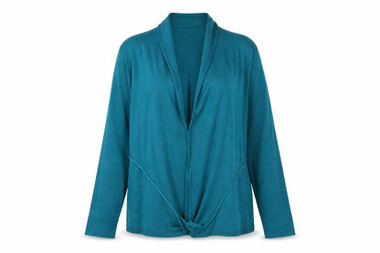 Womens UK Size S ELVI Green Cardigan Jumper