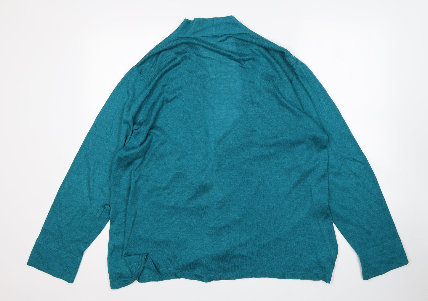 Womens UK Size S ELVI Green Cardigan Jumper