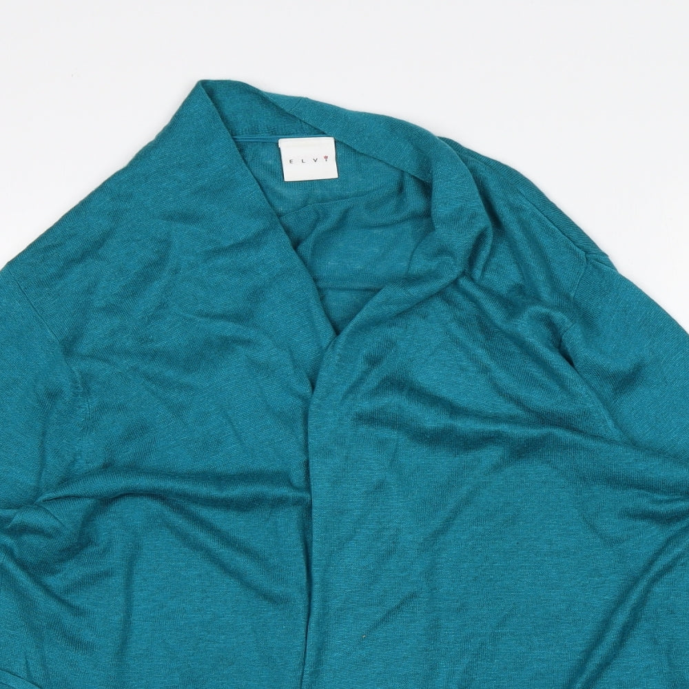 Womens UK Size S ELVI Green Cardigan Jumper