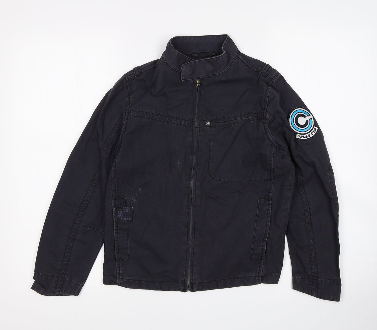Additional front view of Preworn boys’ blue jacket, size 9, years