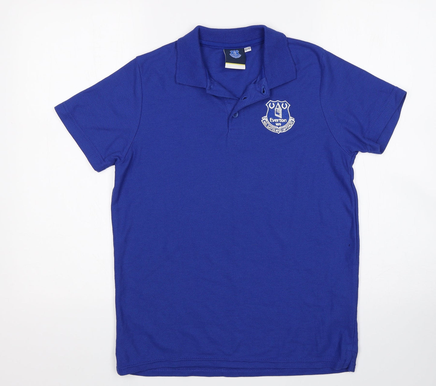 Everton Boys Blue   Basic Polo Size 12-13 Years  - Everton FC