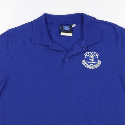 Everton Boys Blue   Basic Polo Size 12-13 Years  - Everton FC