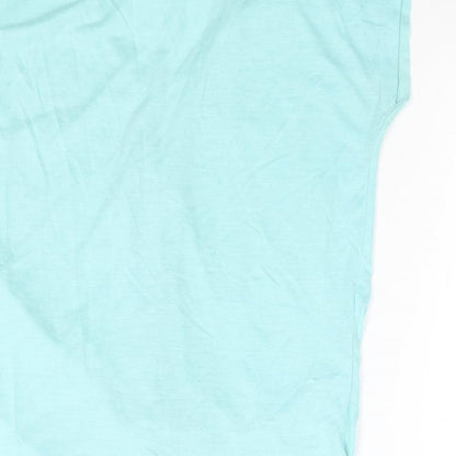 Very Womens Green   Basic T-Shirt Size 8