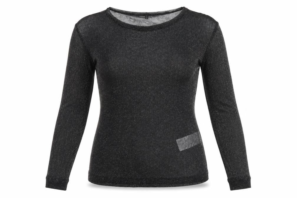 Womens UK Size M Only Black Basic Blouse