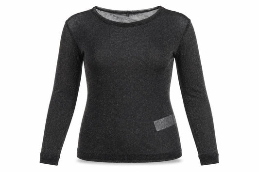 Womens UK Size M Only Black Basic Blouse