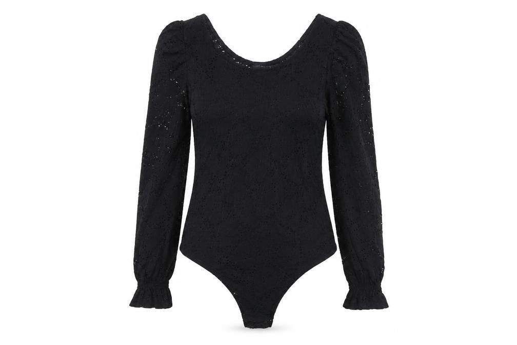 Womens UK Size 10 Primark One-Piece Black Leotard