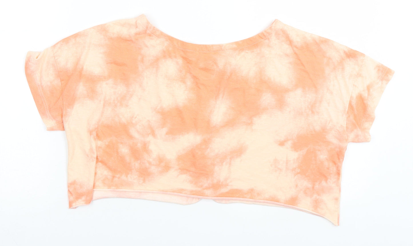 Womens UK Size 10 NEXT Orange Basic T-Shirt
