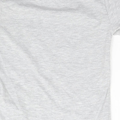 H&M Girls Grey   Basic T-Shirt Size 7-8 Years  - Just Spin, Fidget Spinner