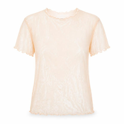 Womens UK Size 6 Topshop Pink Basic T-Shirt