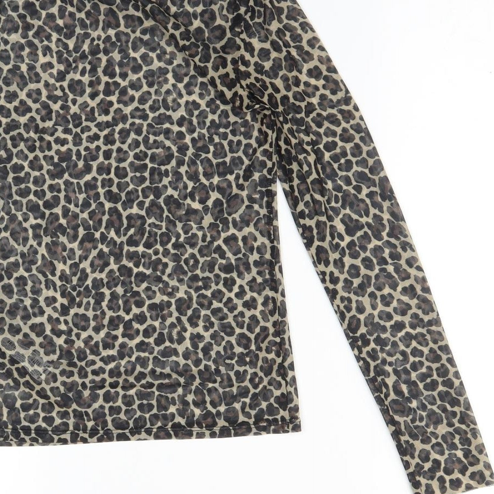 Womens UK Size S Stradivarius Multicoloured Basic T-Shirt