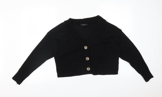 Boohoo Womens Black   Cardigan Jumper Size M