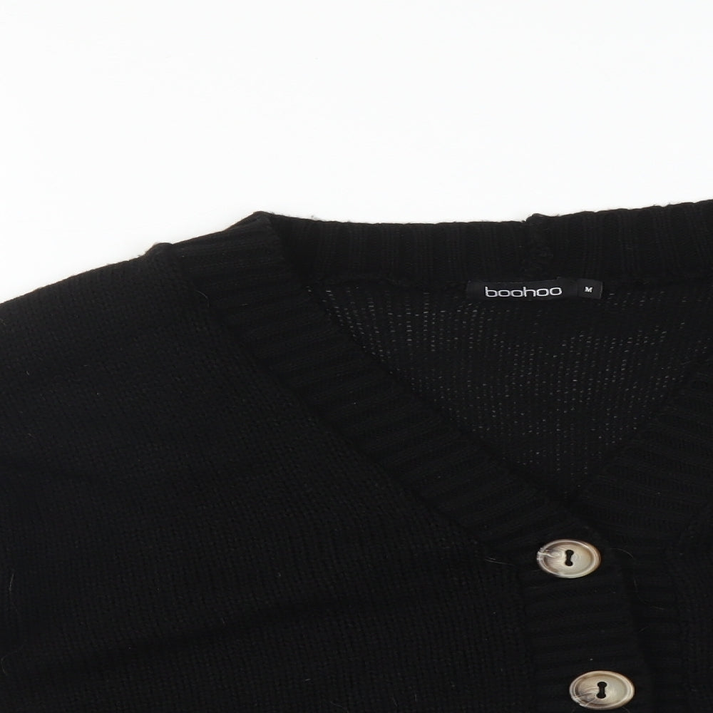 Boohoo Womens Black   Cardigan Jumper Size M