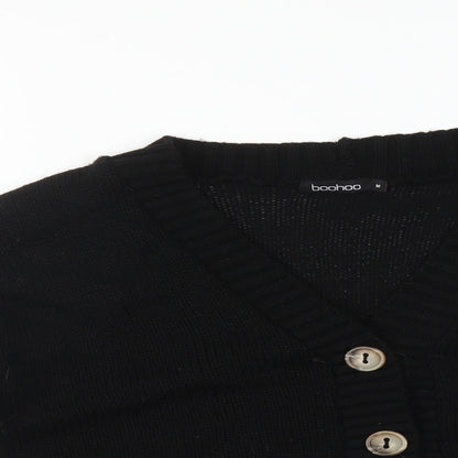 Boohoo Womens Black   Cardigan Jumper Size M
