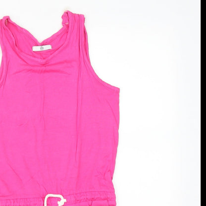 M&S Girls Pink   Playsuit One-Piece Size 10-11 Years