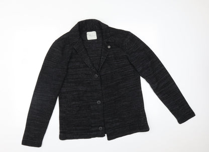 LOW VISION Womens Black   Jacket Blazer Size M