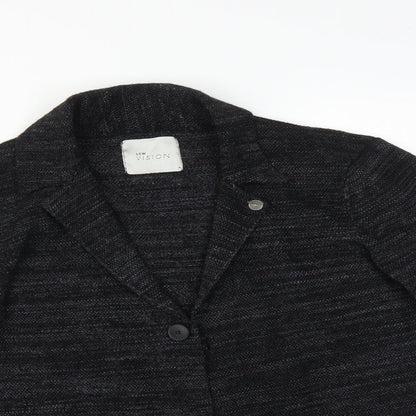 LOW VISION Womens Black   Jacket Blazer Size M