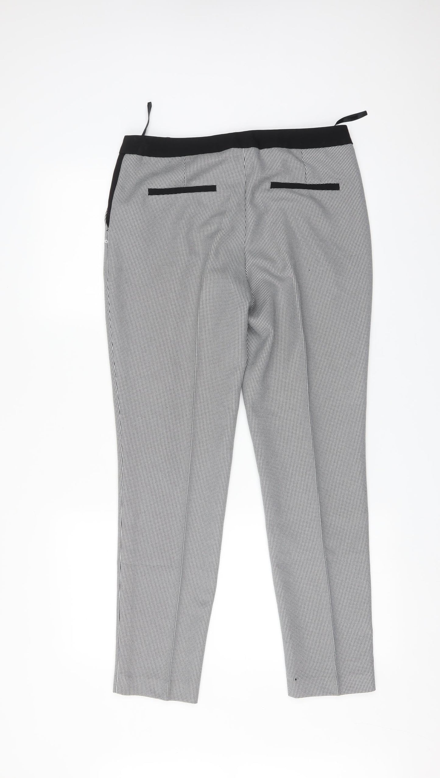 F&F Womens Multicoloured Check  Trousers  Size 10 L28 in