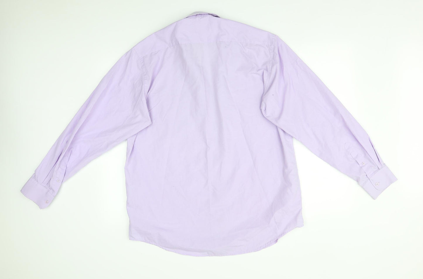 Mens UK Collar Size 40 HUSTON HARBOUR Smart Purple  Dress Shirt