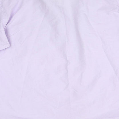 Mens UK Collar Size 40 HUSTON HARBOUR Smart Purple  Dress Shirt