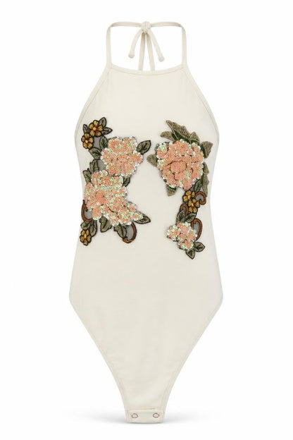 Womens UK Size 4 PRETTYLITTLETHING One-Piece White Bodysuit
