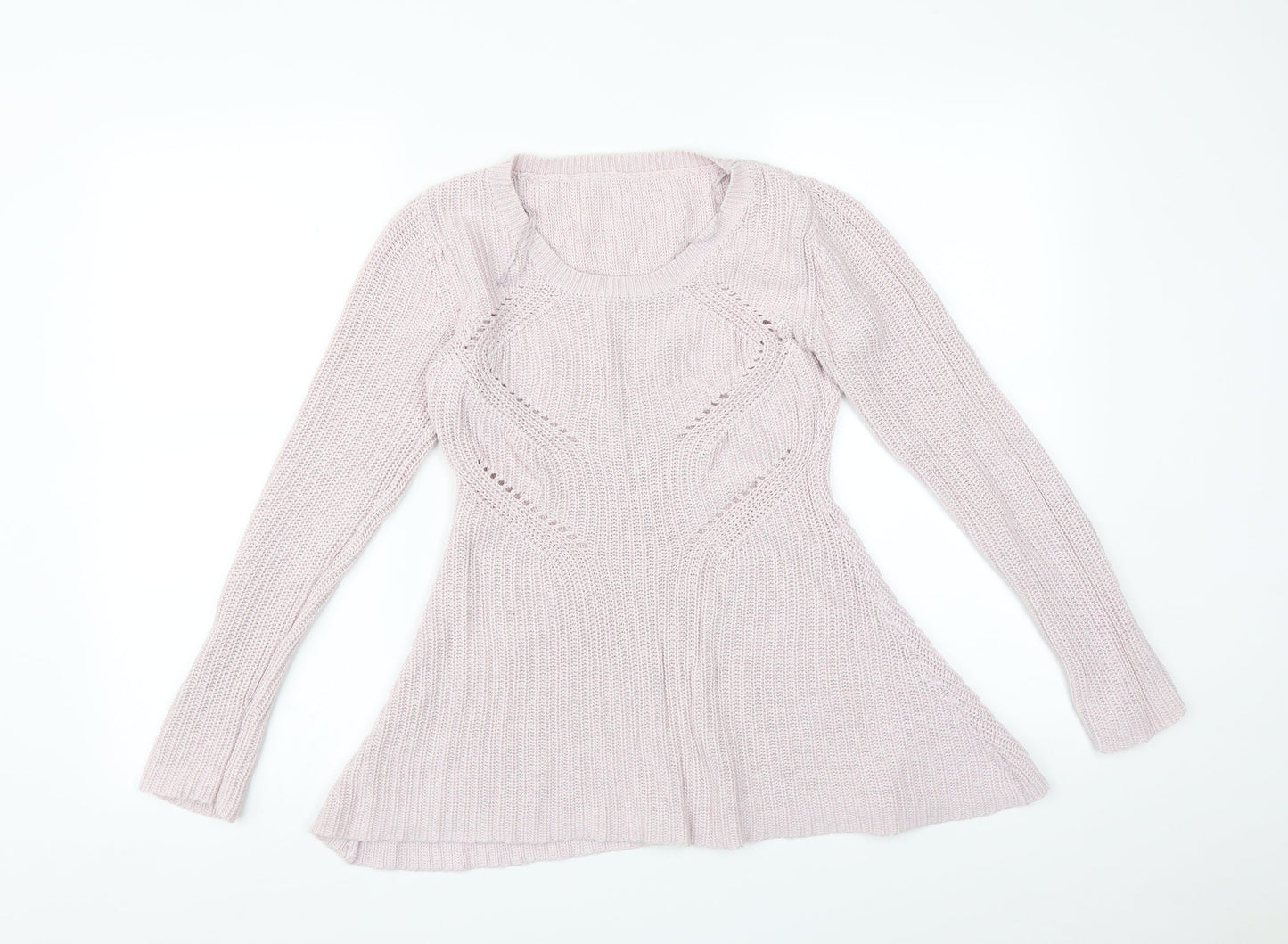 Womens UK Size  Preworn Pink Basic T-Shirt