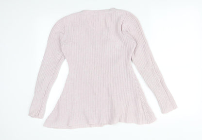 Womens UK Size  Preworn Pink Basic T-Shirt