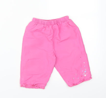 George Girls Pink    Trousers Size 6-9 Months