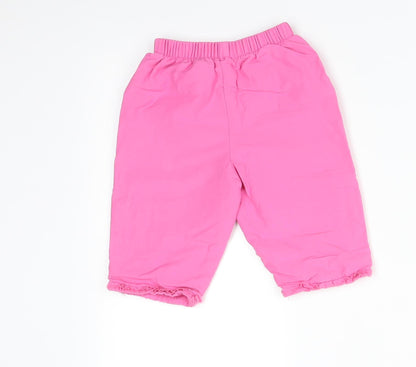 George Girls Pink    Trousers Size 6-9 Months