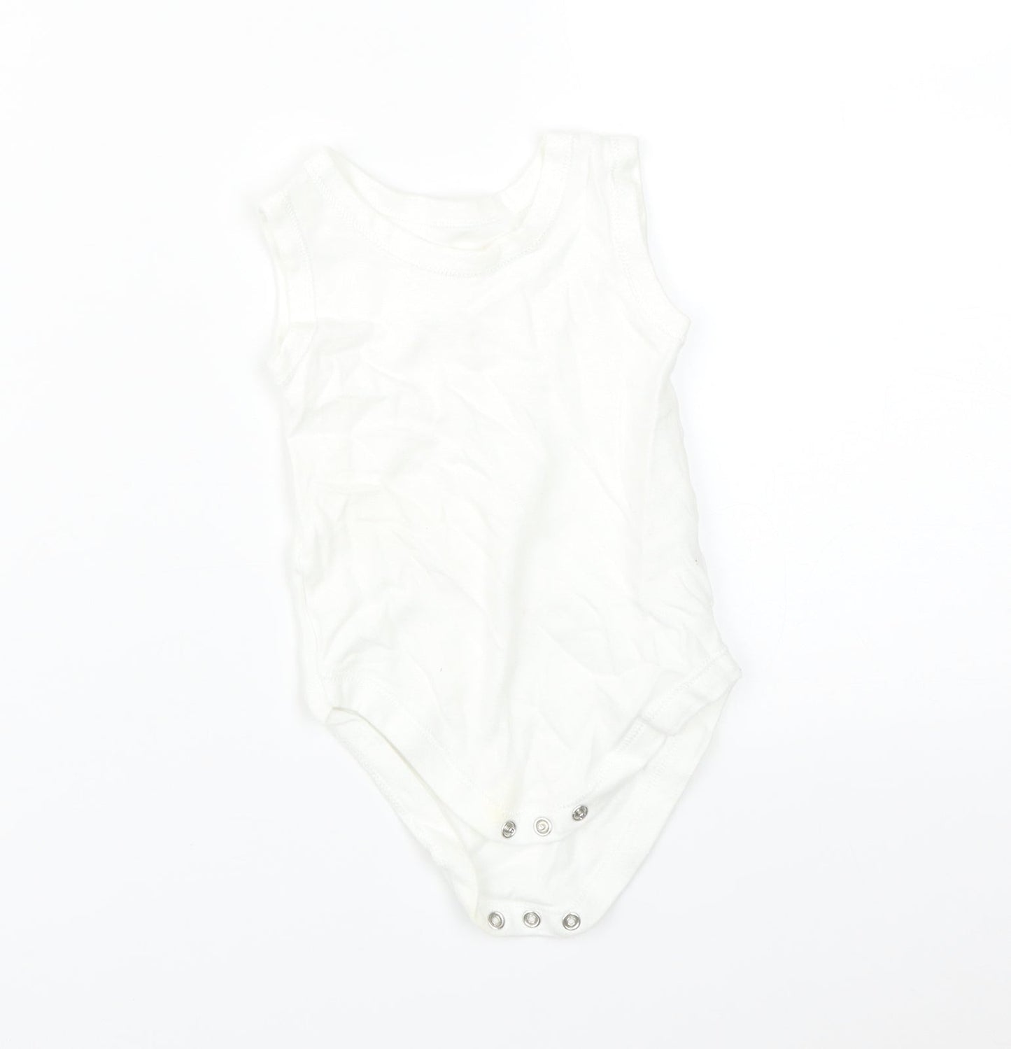 George Baby White   Babygrow One-Piece Size 6-9 Months