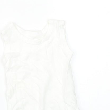 George Baby White   Babygrow One-Piece Size 6-9 Months