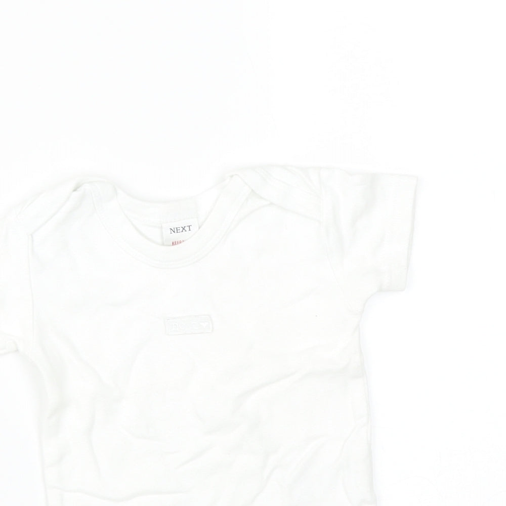 NEXT Baby White   Babygrow One-Piece Size 6-9 Months