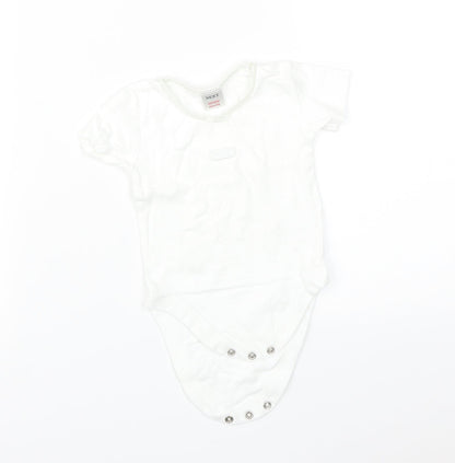 NEXT Baby White   Babygrow One-Piece Size 6-9 Months