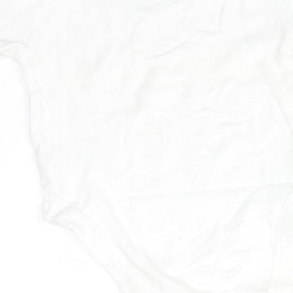 NEXT Baby White   Babygrow One-Piece Size 6-9 Months