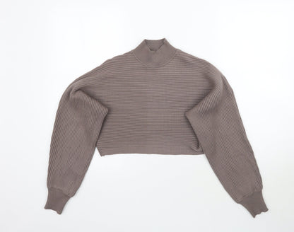 Womens UK Size S New Look Grey Pullover Jumper