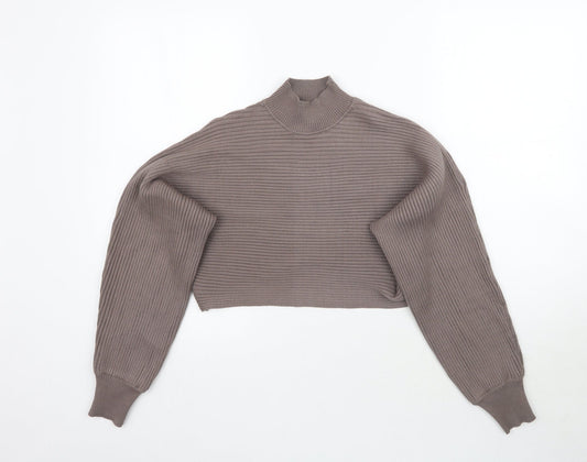 Womens UK Size S New Look Grey Pullover Jumper