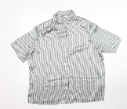Womens UK Size 22 Gerry Weber Green Basic Button-Up