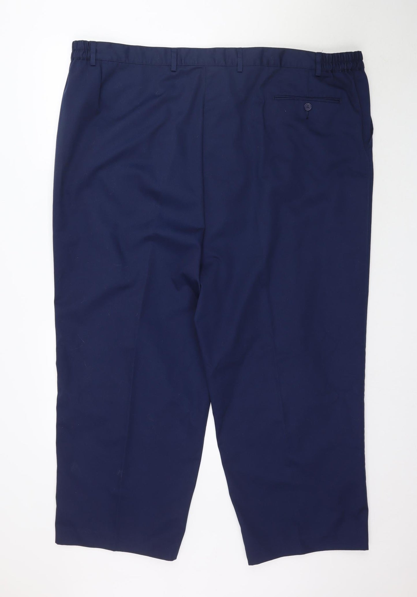 Womens UK Size 50 Preworn Regular Fit  Blue Trousers