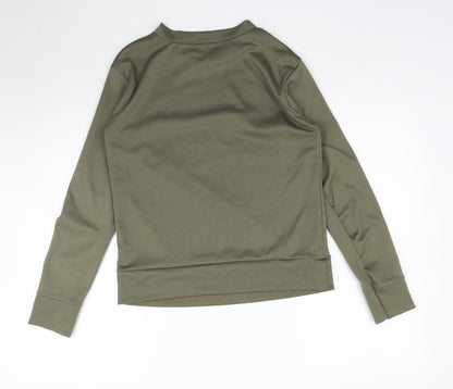 Sophia Mirza Womens Green   Pullover Sweatshirt Size S  - Vogue