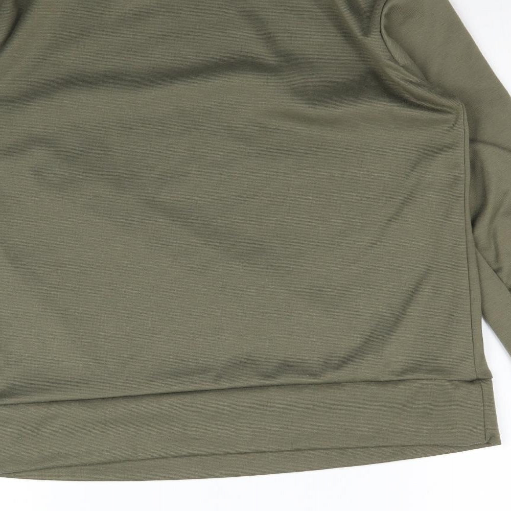 Sophia Mirza Womens Green   Pullover Sweatshirt Size S  - Vogue