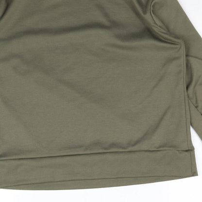 Sophia Mirza Womens Green   Pullover Sweatshirt Size S  - Vogue