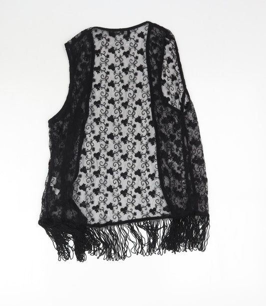 Womens UK Size 8 Atmosphere Black Cardigan Jumper