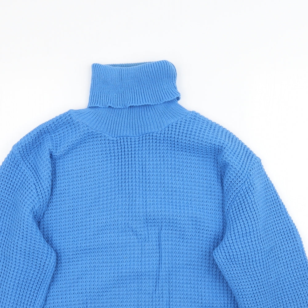 Womens UK Size M Preworn Blue Pullover Jumper
